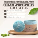 Champú Sólido Fortalecedor y Anti Caída 💪🥥 | Para Cabello Débil, Seco o Quebradizo | 60g - Imagen 6