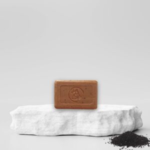 Jabón de Alepo Exfoliante 8% con Semillas de Comino Negro – Limpieza Natural y Suave Exfoliación – 100g