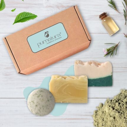 Facial cleanser for oily skin and natural soaps