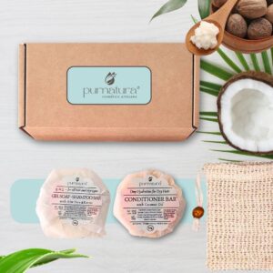 pack de viaje ecologico champu solido y acondicionador